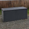 URBNLIVING 240L Large Black Outdoor Cargo Garden Storage Box Plastic Container Chest & Lid