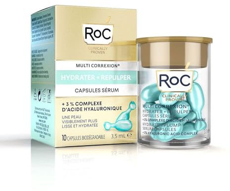 ROC MULTI CORREXION HYDRATE + PLUMP SERUM CAPSULES 10 CT