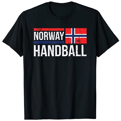 Norwegen Handball Flagge Fan Team Spieler Trikot Geschenk T-Shirt