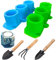 Stampi Silicone Cemento, Stampo per Vasi in Cemento Stampo per Cemento Stampato Stampi Calcestruzzo Vasi di Cemento Stampo per Cemento Stampi Cemento per Vasi da Fiori, in Ceramica, Fai da Te 2PCS