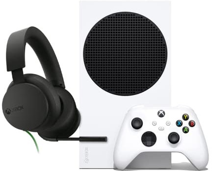 Xbox Series S with Xbox Stereo Headset for Xbox Series S/X