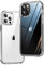 ONES iPhone 12 Pro Max Durchsichtig Dünn Hart Hülle『Stoßfest Airbag Militärstandard』『Erhöhte Kanten Schutz Kamera Bildschirm』[Anti-Gelb] [rutschfest], PC + TPU Hybrid Silikonhülle für Apple 6,7 Zoll