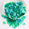 360 Stück Shell Pailletten,Shell Form Pailletten basteln Lose Pailletten Cup Schillernde Spangles Handgemachte DIY Kreative Farbe Perlen Pailletten für Handwerk Hochzeitsdekoration 13mm,GrüN A