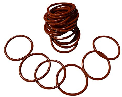 Gummi-O-Ring-Dichtringe, Öldichtung, Unterlegscheiben, Silikonkautschuk-Hahndichtung, Sanitär-Silikondichtungen, 20 mm x 1,8 mm (100 Stück), 19 mm x 1,8 mm (100 Stück). ( Size : 18mmx1.8mm(100pcs) )