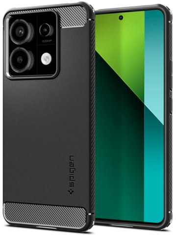 Spigen Rugged Armor Hülle Kompatibel mit Xiaomi Redmi Note 13 Pro 5G -Schwarz