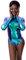 IBTOM CASTLE Ballettanzug Damen Frauen Langarm Body Ballett Trikot Turnanzug Gymnastikanzug Tanzen Bodysuit Tanztraining Gymnastik Kostüm Einteiler Metallic One Piece Leotards Oberteile