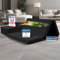 SHOGAZI® Klappmatratze 160×200×12 cm – faltbare Gästematratze aus orthopädischem Kaltschaum – 100 % Baumwolle – Made in Germany – Anthrazit – handgefertigt seit 2002