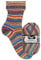 Opal Sockenwolle Hundertwasser neue Serie | Sockengarn 4-fädig | Strumpfwolle zum Stricken und Häkeln | 100g, 420m (Farbe 4055 Who has eaten all my windows)