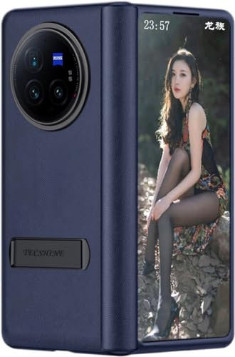 Custodia per Vivo X Fold3 PRO, Custodia per Cellulare, Cover per Telefono in Pelle per Vivo X Fold 3 PRO -Blu