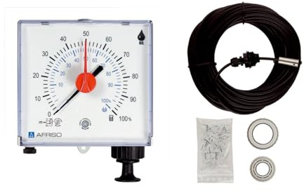 Set Afriso Pneumatisches Füllstandmessgerät Unitel für Heizöltanks inkl. Montagezubehör Pneumofix Typ 2
