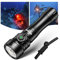 Wurkkos DL08 Dive Light, 3600 Lumens Rechargeable Scuba Underwater With Red and UV, IP68 Video With Infinite Brightness Adjustment and 5000mAh Battery for Night Diving
