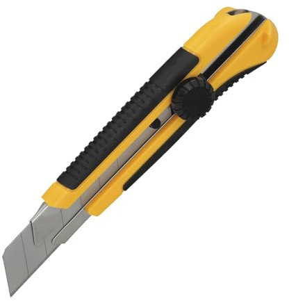 Cutter large professionnel Sk5, lame en acier de 25 mm.