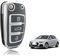 TOOMUME Schlüsselhülle TPU, Autoschlüssel Hülle Passt für Audi A1 A3 A4 A5 A6 A8 Q2 Q3 Q5 Q7 R8 RS3 RS4 RS6 S3 S4 S6 C5 C6 B6 B7 TT TTS Seat Exeo 3R, Schlüsselcover Schutz Schlüsselgehäuse - Flip Key