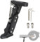 Schwarz Metall E Scooter Ständer - Scooter Kickstand für Xiaomi 4 und Segway Ninebot F-Serie F20 F25 F30 F40 Elektro-Scooter, Höhenverstellbar Parken Stand Stark und Robust