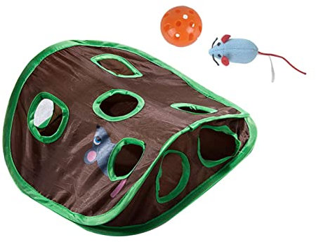 Yardwe 9-Loch Tunnel Set Interaktive Für Haustier Übung Katze Spielzeug Pet Tunnel Spielzeug