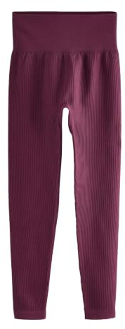 NEXT Damen Standard Nahtlos Gerippte Leggings mit hoher Taille