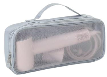 Haartrockner-Trage Tasche, Lockens tab glätte isen Aufbewahrung Koffer, Aufbewahrung Tasche mit klarem Fenster, tragbarer Kosmetik-Reise-Organizer