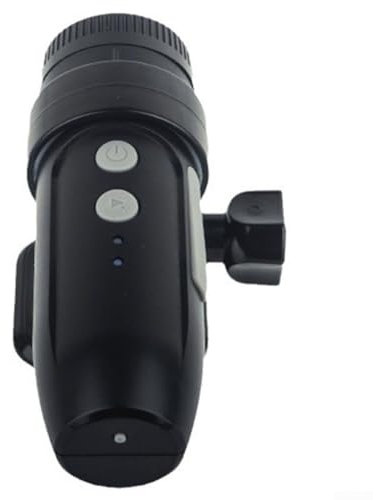 Zilimontt Motorcycle Camera, Waterproof 960P HD Digital Action Cam, 170 Degree Wide Angle Lens, Sports Recording Device for Outdoor Adventures Black