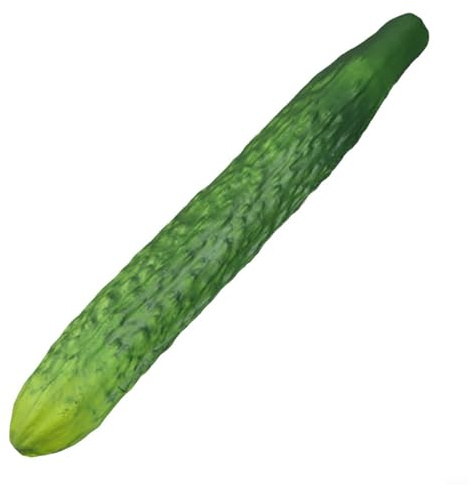 GANCEI Artificial Lifelike Vegetables Cucumber Fake Eggplant PU,Vegetable Decoration For Home Party Christmas Harvest Decoration(Cucumber)