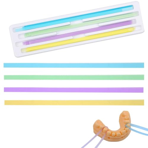 60 Piezas Tira de Pulido Dental, Tiras de Pulido Dental, Papel de Lija Dental para Limpieza Dental y Teeth Whitening, Blanqueador de Dientes Profesional, Fino