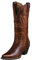 Ariat Women's Heritage Western R Toe Western Cowboy Boot, Black Deer Tan, 7.5 B US