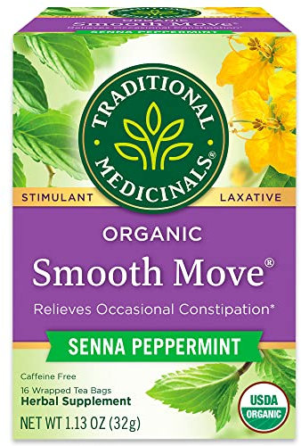 TRADITIONAL MEDICINALS - Organic Smooth Move Peppermint - 16 Tea Bags