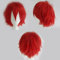 30CM Anime Cosplay Curly Hair Tail Volle Perücken Kurze Perücke Frauen Männer Perücke Wig Kostüm Party Halloween Hellbraun