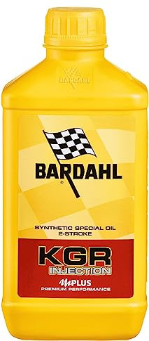 Bardahl - Olio Motore per Moto 2 Tempi, Tecnologia KGR Injection, Aumenta la Potenza e Offre la Massima Pulizia del Motore, 20 x 1 Litro