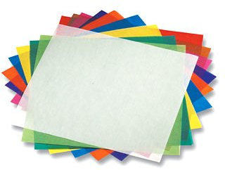 MarpaJansen Faltblätter - Origmaipapier - Transparentpapier farbig - Sortiert - (10 x 10 cm, 500 Blatt, 42 g/m²) - bunt Sortiert