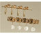 Set of 8 Mandolin Machine Heads (2 plates of 4) GOLD with pearloid buttons