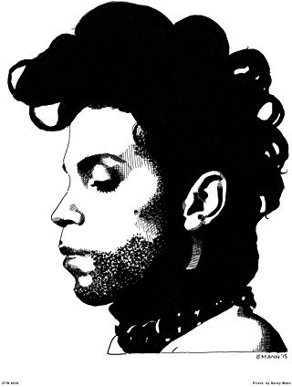 onthewall Prince von Becky Mann Poster Kunstdruck