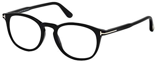 Tom Ford Unisex-Erwachsene Ft5401 Brillengestelle, Schwarz (Nero LUCIDO), 49