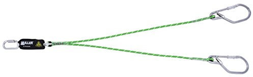 MILLER by Honeywell 1032390 Stoßdämpfendes Schlüsselband Y Kernmantel 1M mit Q.T und 2Go60, kantengeprüft