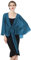BEAUTELICATE Scialle Stola di Chiffon Donna Elegante Cerimonia Sciarpe Coprispalle Donna Estivo per Nozze Sposa Festa Matrimonio (Teal Blue,Taglia unica)