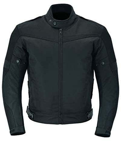 Texpeed Giacca da moto con protezioni - Giubbotto 4 stagioni da motociclista inverno invernale/estate Cordura impermeabile con armatura CE (EN 1621-1) M