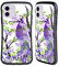 Head Case Designs Violett Pfau Sammlung Hybride Handyhülle Hülle Huelle kompatibel mit Apple iPhone 11