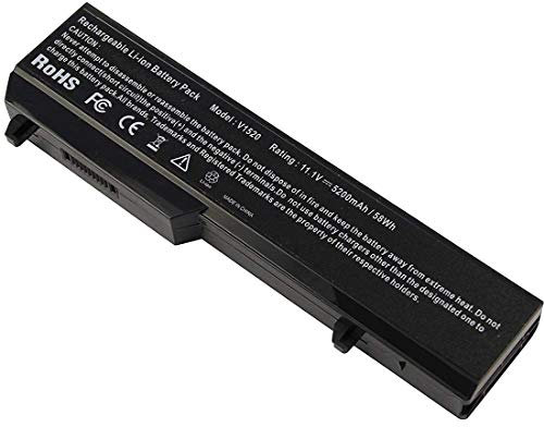 XITAIAN 11.1V 5200mAh K738H Remplacement Batterie pour Dell 451-10655 N950C T112C T114C T116C U661H pour Vostro 1310 1320 1510 1511 1520 2510