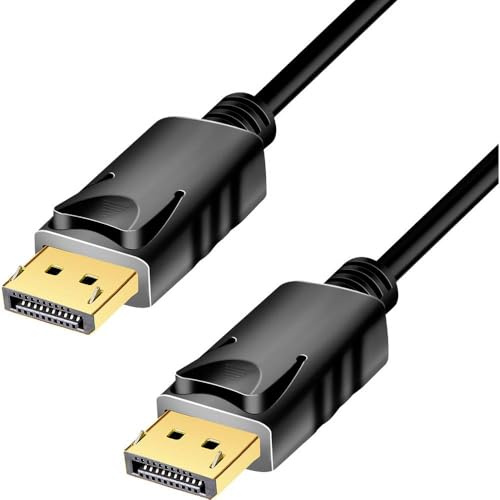 LogiLink CD0103 - DisplayPort-Kabel, DP/M zu DP/M, 4K/60 Hz, CCS, schwarz, 5 m