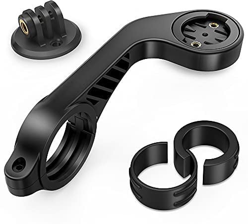 TUSITA Fahrrad Halterung Kompatibel mit Garmin Edge GPS Fahrradcomputer, XOSS G/G+, iGPSPORT GPS - Fahrradlenker Halterung 25.4mm 31.8mm Fahrrad Scheinwerfer Kameras Halter Out Front Bike Mount