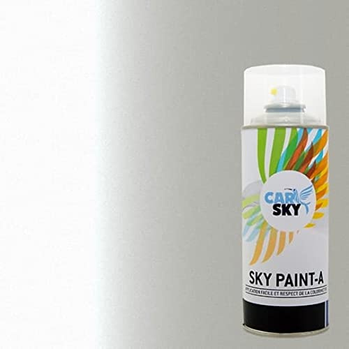 CARSKY Bombe peinture carrosserie compatible avec Peugeot Blanc Nacre KWE et vernis brillant