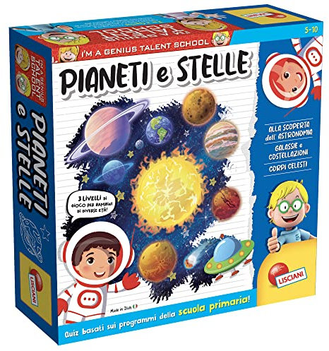 Liscianigiochi- Spazio Lisciani Giochi I'm a Genius TS Pianeti e Stelle, Multicolore, Medio, 100521