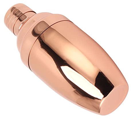 Mezclador Coctelera, Bar Coctelera Cocina Camarero Bebidas Mezcladas Leche Té Coctelera Taza (Oro rosa)
