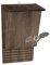 Relaxdays Fledermauskasten, großer Unterschlupf für Fledermäuse, HxBxT: 37 x 22 x 12,5 cm, Fledermaushotel, Holz, braun