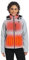 ORORO Women's Heated Jacket with 4 Heat Zones and Power Bank, Winter Heated Coat for Outdoor Hiking Camping - Charger Not Included (Light Grey,XL)