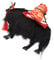 Garneck Simulation Yak Model Dekoration Realistisches Yak Ornament Für Schreibtisch Schwarzes Tiermodell Langlebig Als Für Heimdekoration