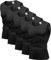 Holure Herren 5er Pack Kompressionsshirt Tank Top Quick Dry Ärmelloses Muskel Shirt Funktionsshirt Schwarz/Schwarz/Schwarz/Schwarz/Schwarz 03-XXL