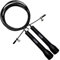 BSFIT® Cuerda de Saltar | Comba Profesional para Fitness y Boxeo | Ideal para Cardio, Entrenamientos de Velocidad y Cross Training | Duradero y Ligero con Alta Adaptabilidad. (MANGO PLÁSTICO NEGRO)