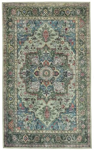 RugVista Georgia Oriental Teppich - Grün Teppich 160x230 Orientteppich
