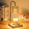 Lightsjoy Candle Warmer Lamp,Electric Candle Warmer with Timer,Dimmable Wax Melt Warmer für Weihnachten Geburttags Frauen Geschenk,Candle Warmer Light for Bedroom Home Decor-2 Bulbs