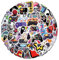 50 Stück Aufkleber für Game Controller, Cartoon Gamepad Aufkleber, Cartoon Game Controller Vinyl Aufkleber Geeignet für Kinder Jugend Erwachsene (B)